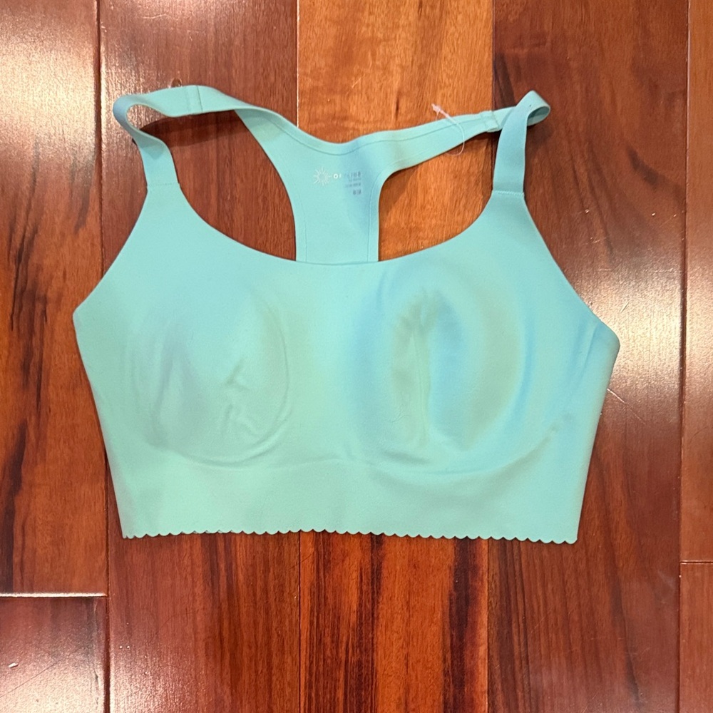 aerie Light Aqua Racerback Seamless Bralette